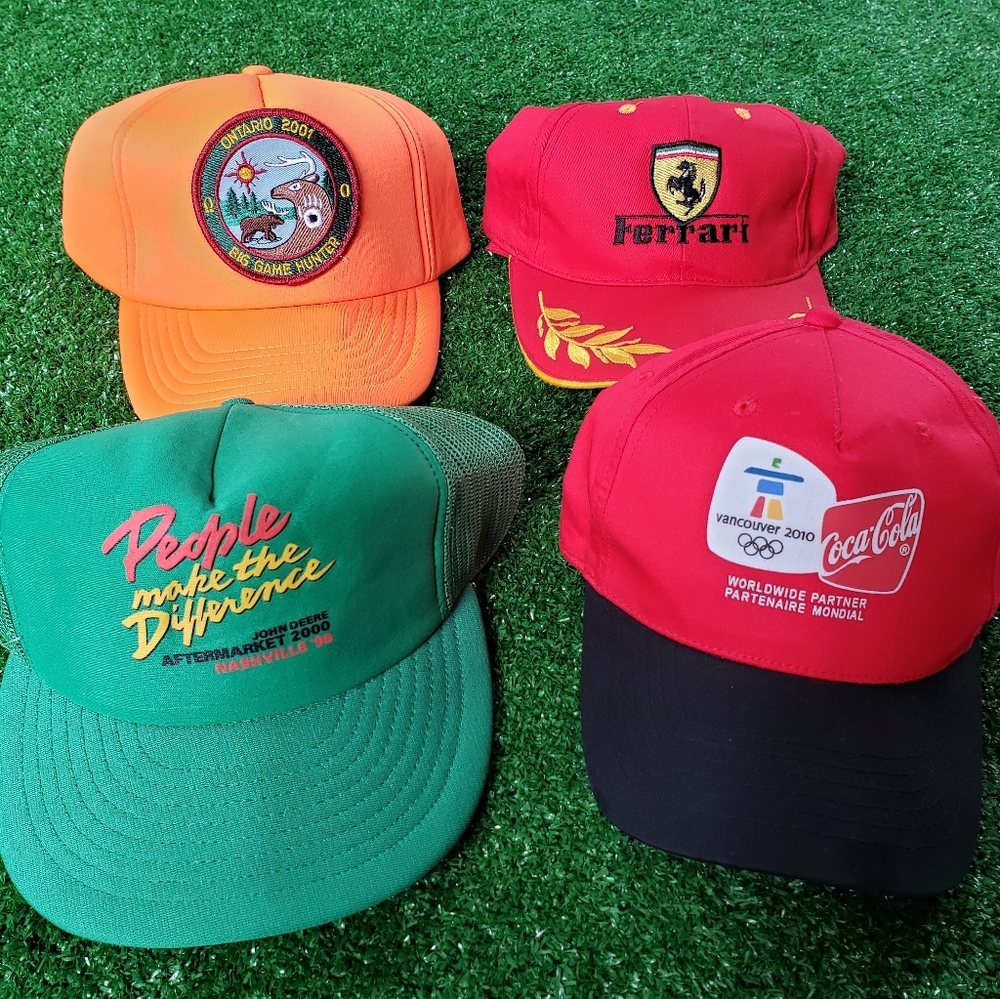 VINTAGE ADJUSTABLE HAT MIX LOT